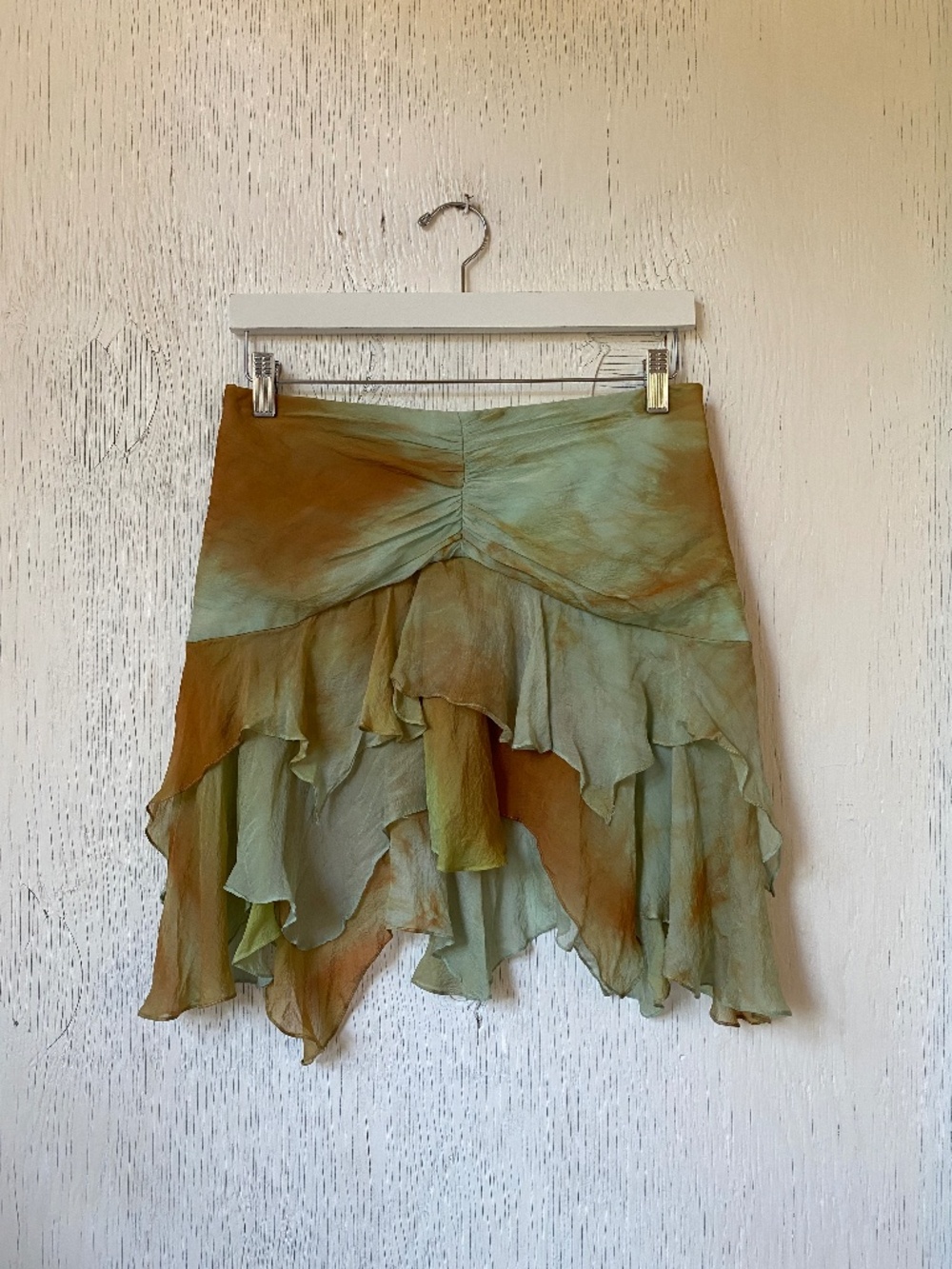 Tracy Feith Y2K silk fairy mermaid skirt P XS
